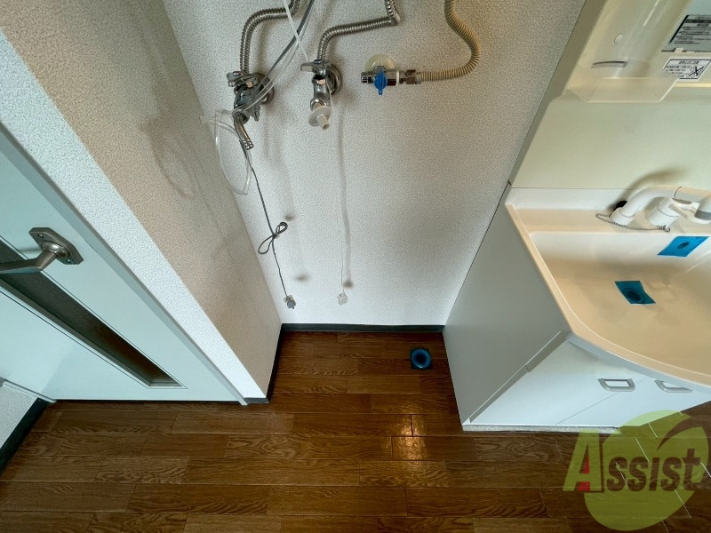 その他設備　洗濯機はこちらの専用スペースに置けます！