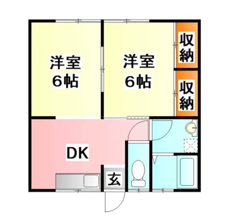 田川郡川崎町大字池尻のアパートの間取り