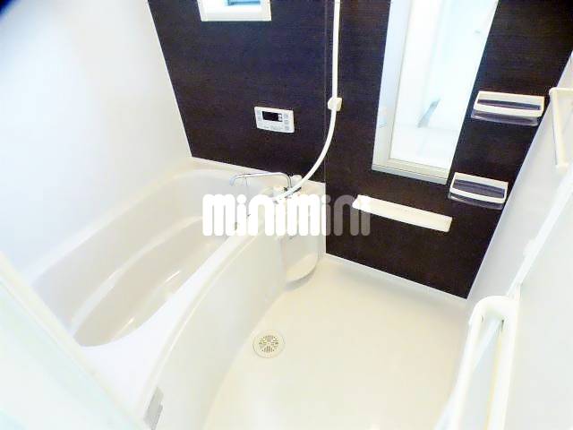 バス・シャワールーム　鏡も大きめ