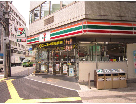 コンビニ　セブンイレブン広島上八丁堀店（コンビニ）まで91m