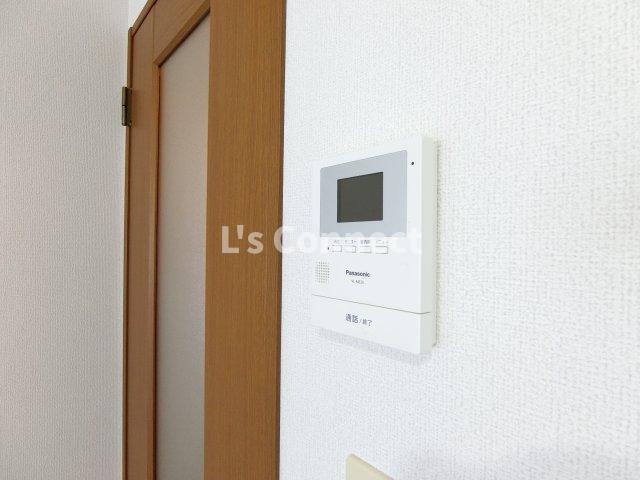 セキュリティ　突然の来客時もＴＶモニターホンでしっかり確認。