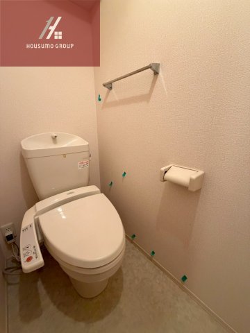 トイレ　ゆったりとした空間のトイレです