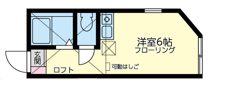 ユナイト大島上町ポール・モラレスの間取り写真