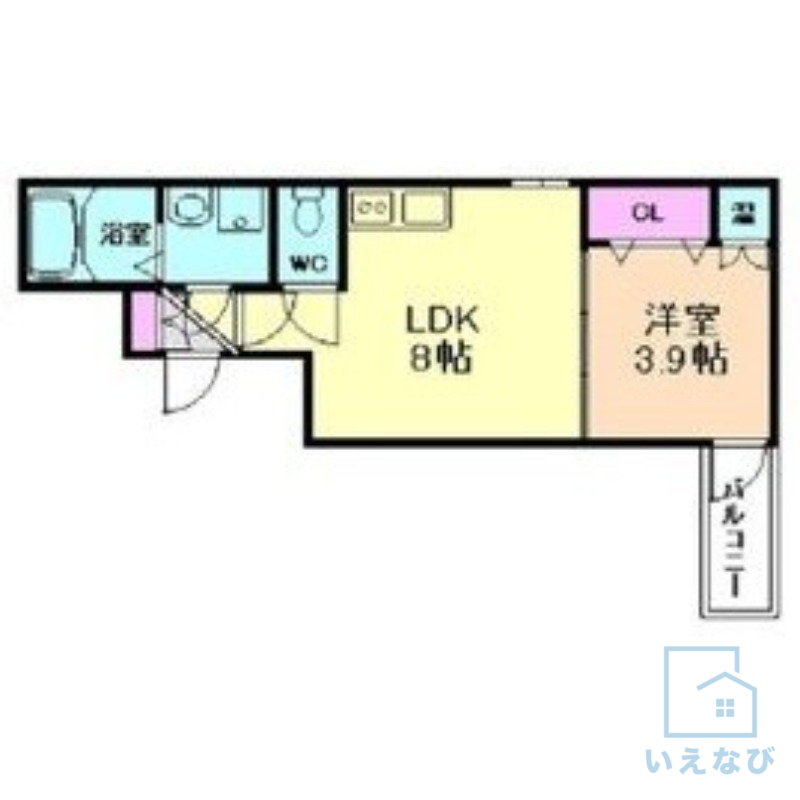 地下鉄千日前線 南巽駅 徒歩7分 3階建 築3年の間取り写真