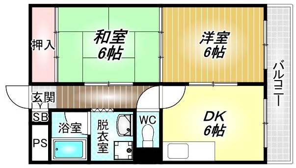 ファイナルコートの間取り写真