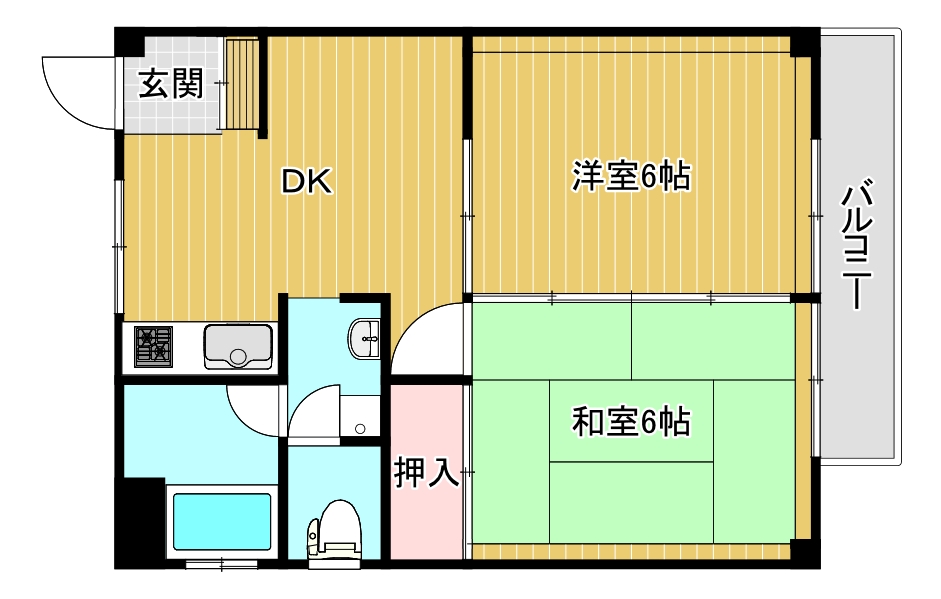 東幸ビルの間取り