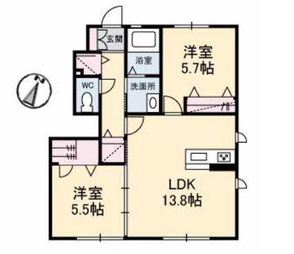 シャーメゾン・まゆBの間取り