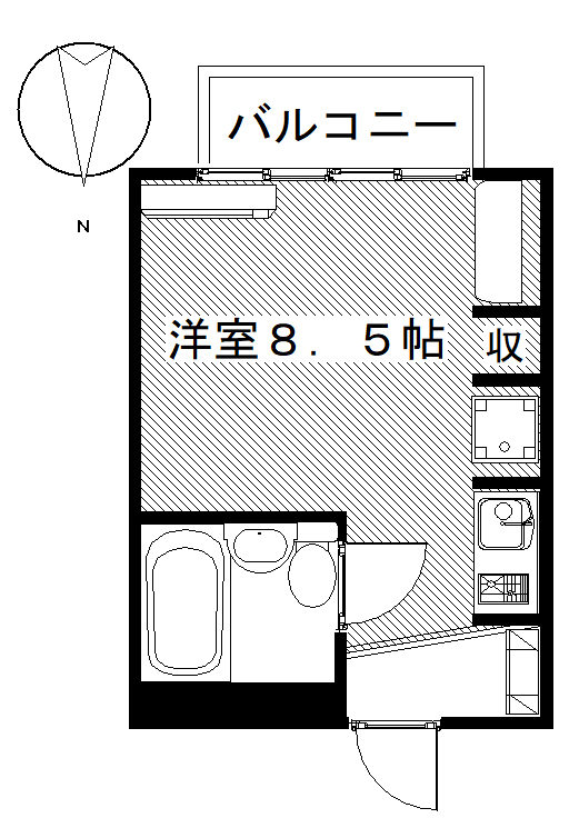 【サンハイツ高崎（南）の間取り】
