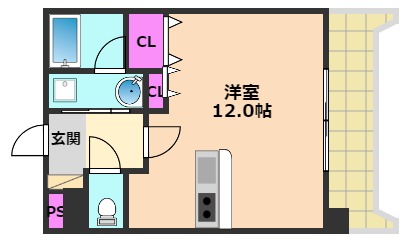 アルシェ高槻の間取り