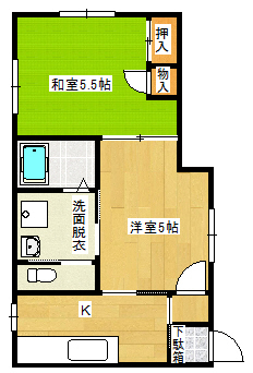 ファミール荒井の間取り