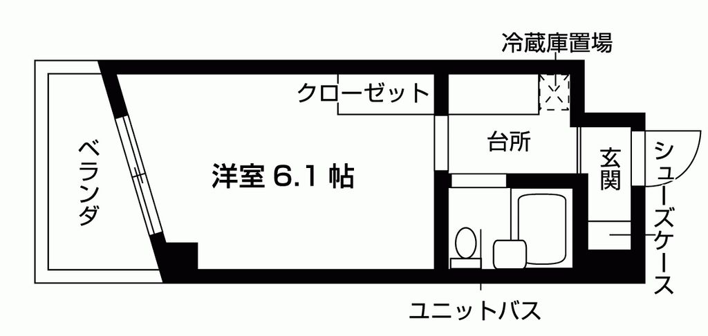 【シャンブル72の間取り】