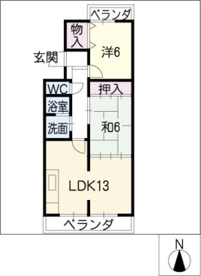 アミューズ平芝の間取り