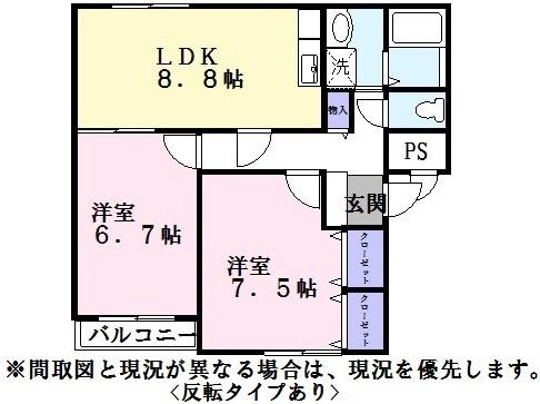 ウエストリバーの間取り