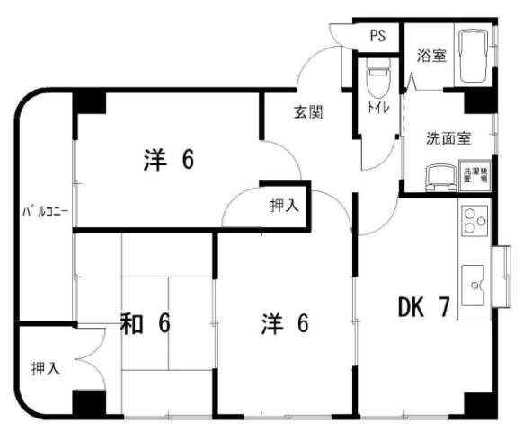 スズランハイツの間取り