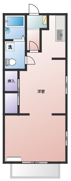 ヴィラ　フォレスタの間取り