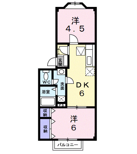 ジェンテ耀の間取り