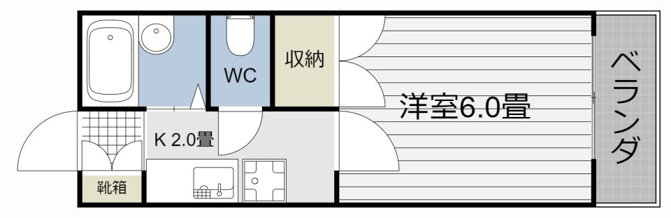 サンシティ鴨池の間取り