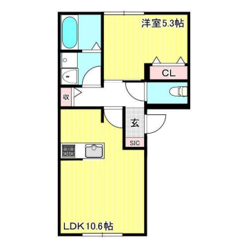 トリニティI号館の間取り