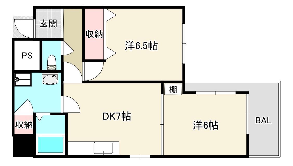 エステイト佐古の間取り