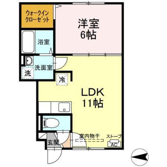 トレビュー八重田の間取り