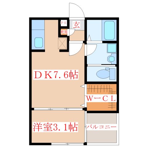 セキュア姶良02の間取り