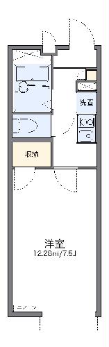 レオパレスあづま坂の間取り