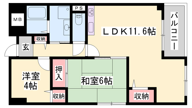 泉マンションの間取り