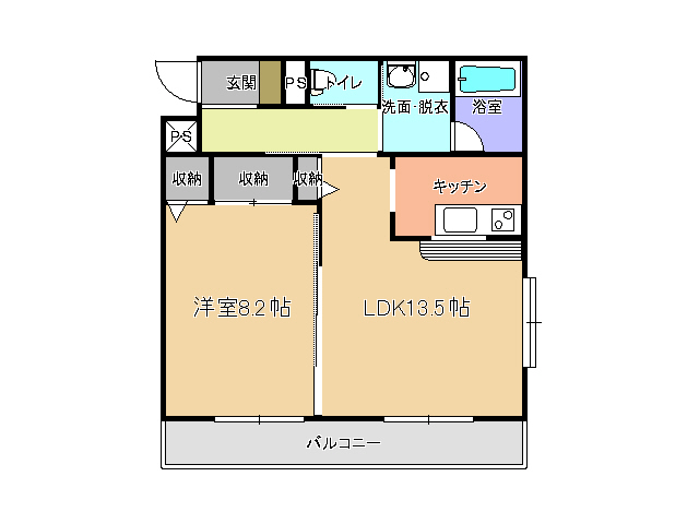 メゾンドＭＪ陽東の間取り