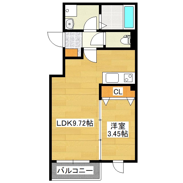 PORTA NOB 二日市の間取り