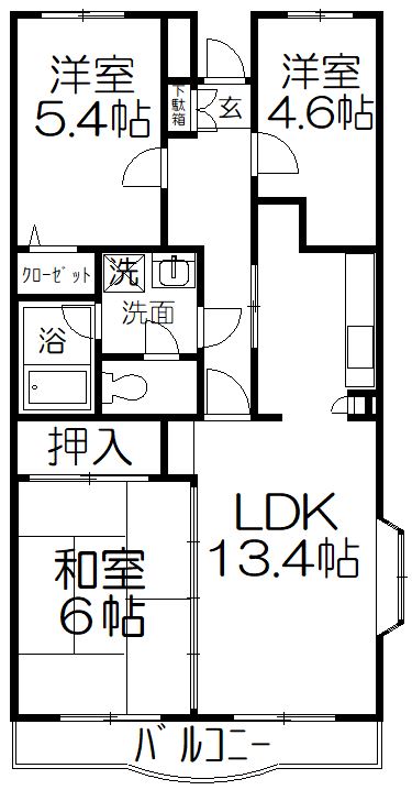 桂樹館の間取り