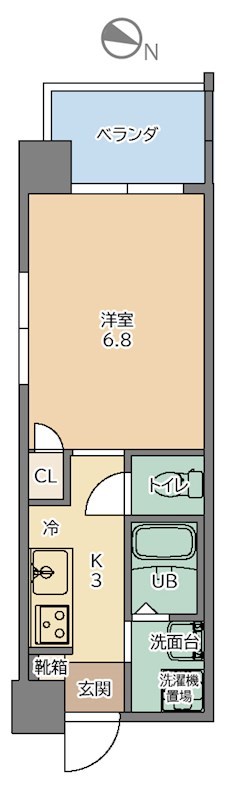 トーマス棚原IIの間取り