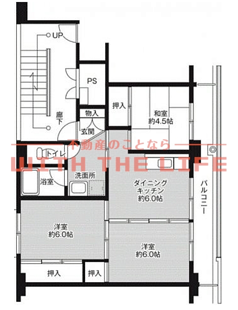 ビレッジハウス吉井IIの間取り