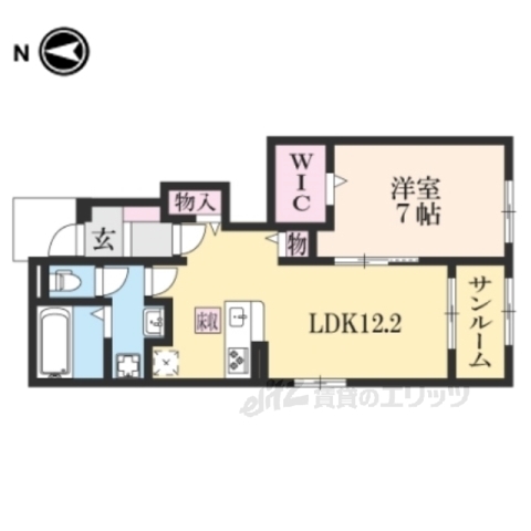 メゾンホープ甲南２の間取り