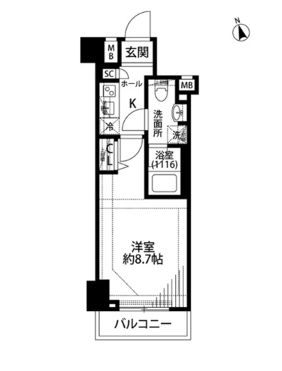 プレール・ドゥーク練馬中村橋の間取り