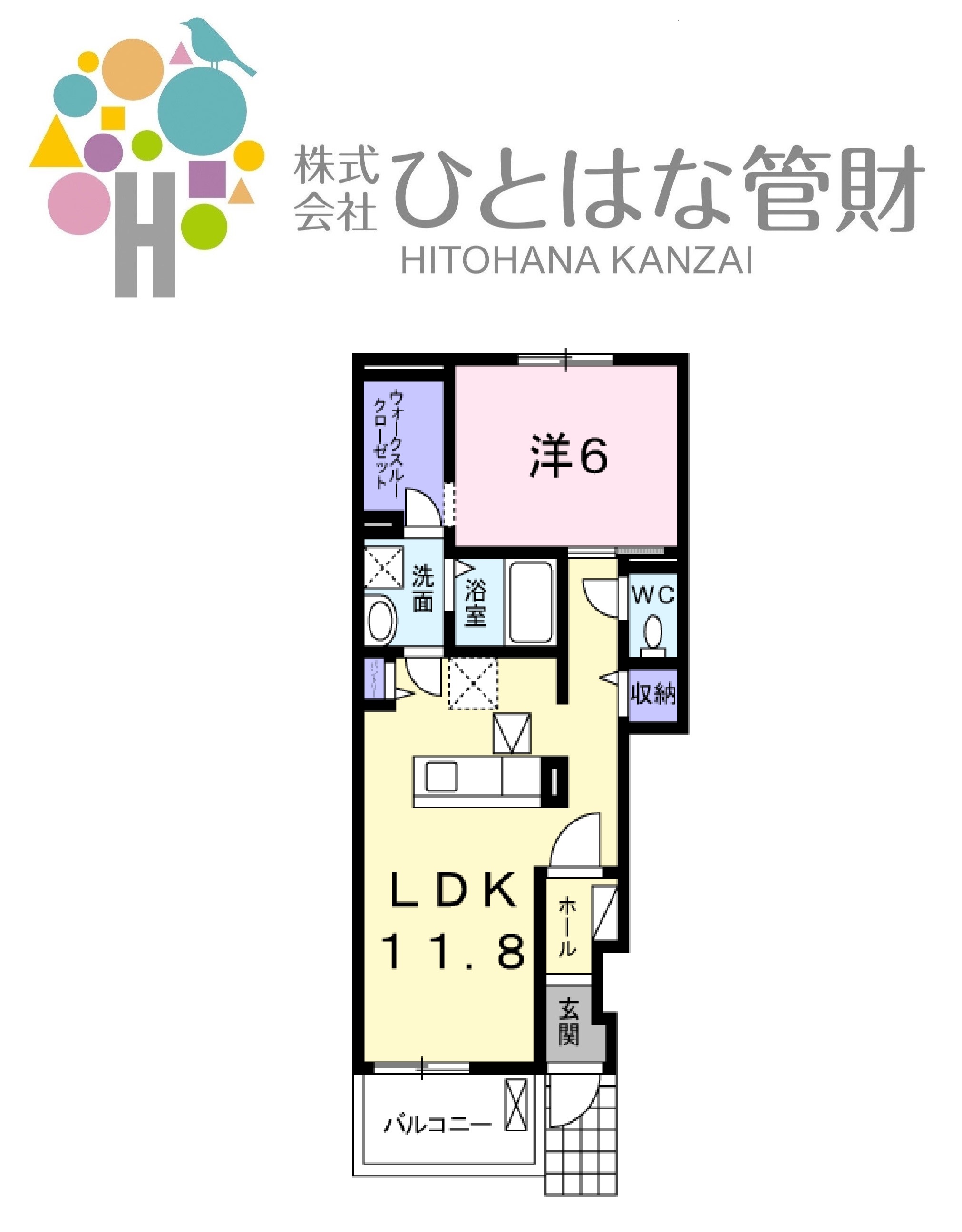 ブランドール東松島の間取り