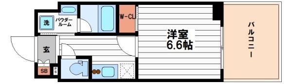 ルフォンプログレ堺筋本町タワーレジデンスの間取り