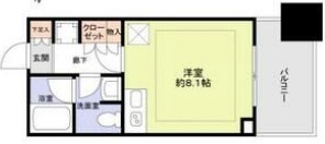 品川区大井のマンションの間取り