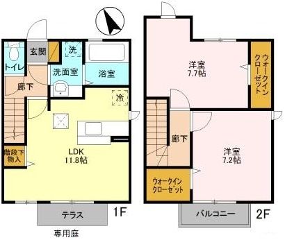 トワヴェールの間取り