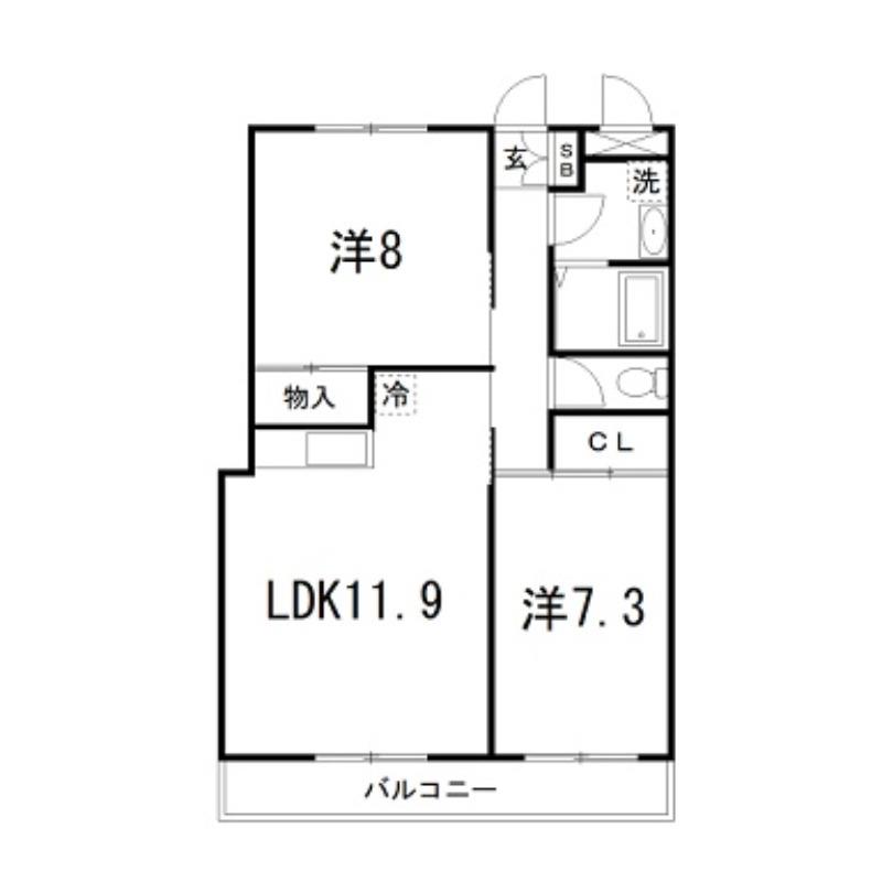 マロード月輪の間取り