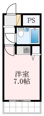 堺市東区草尾のマンションの間取り