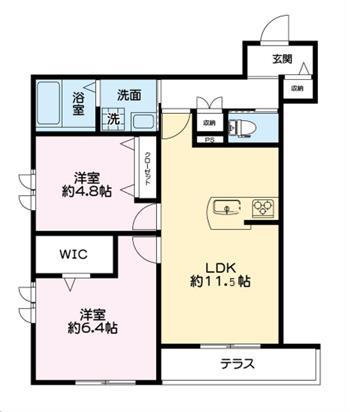 領家ガーデンコートの間取り