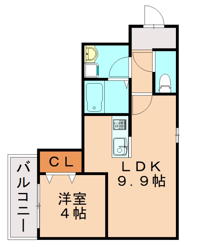 シェリール松ヶ丘の間取り