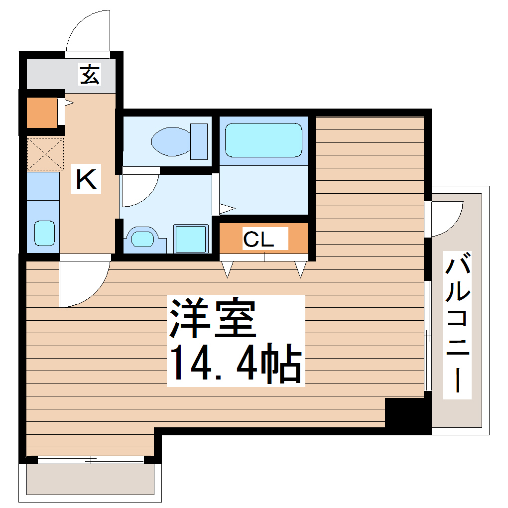 KC21ビルの間取り