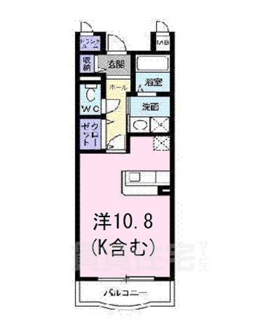 ラフィーネ南広の間取り