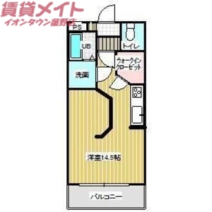 いなべ市大安町南金井のマンションの間取り