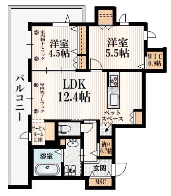 ＰＲＯＴＥＧＯ　ＴＯＫＹＯ　ＥＡＳＴの間取り