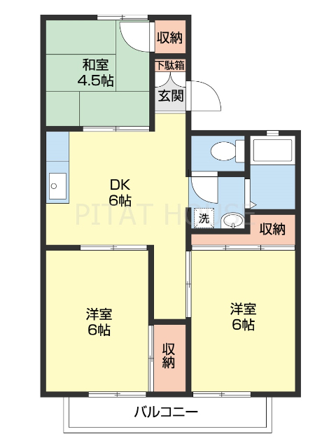 和歌川弐番館の間取り