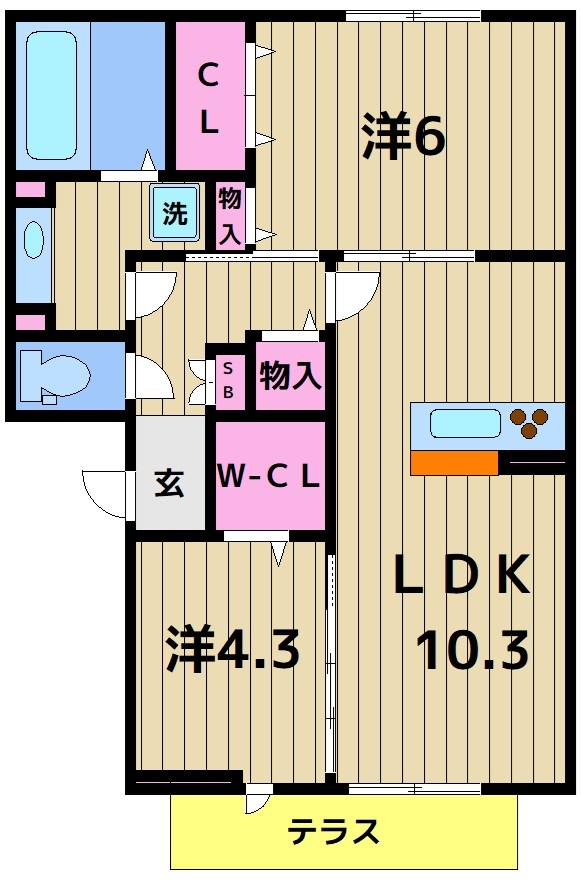 ポラリスの間取り