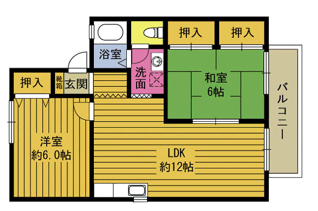 ドリームハイツ（賀来）の間取り