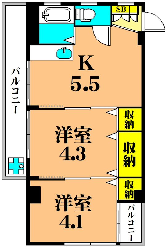 メゾン望月の間取り